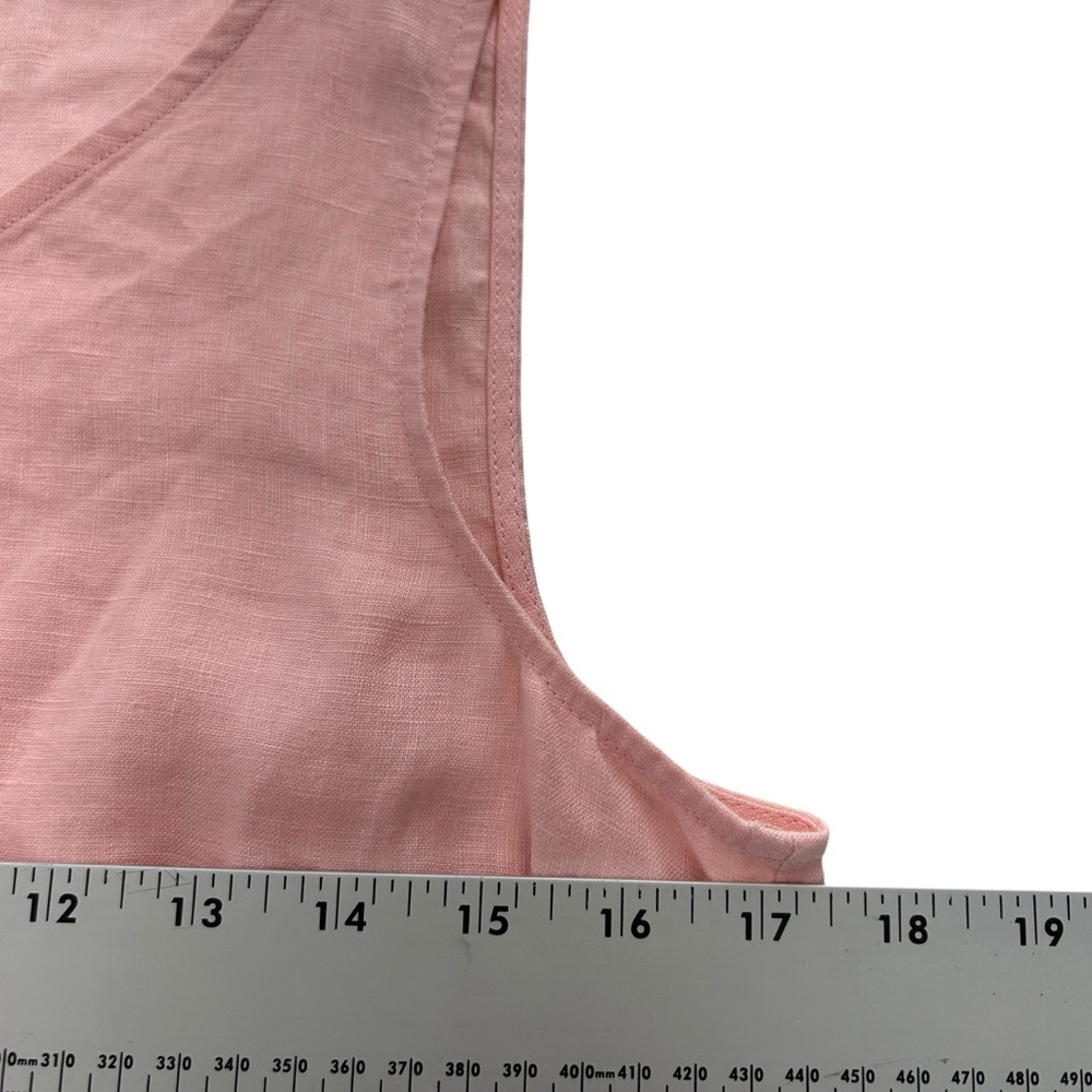 J.Jill Love Linen Shift Dress Pink XS Sleeveless - Picture 5 of 8